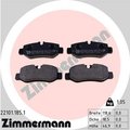 Zimmermann Brake Pad Set, 22101.185.1 22101.185.1